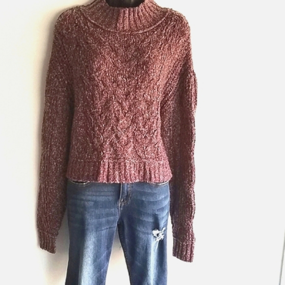 Free People Merry Go Round Mock-neck Sweater - Picture 7 of 8